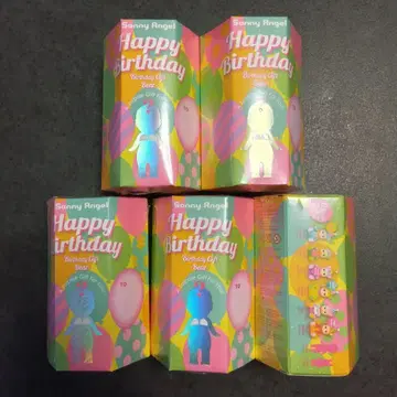 새상품 미개봉 소니 엔젤 벌스데이 기프트 베어 5개 레어