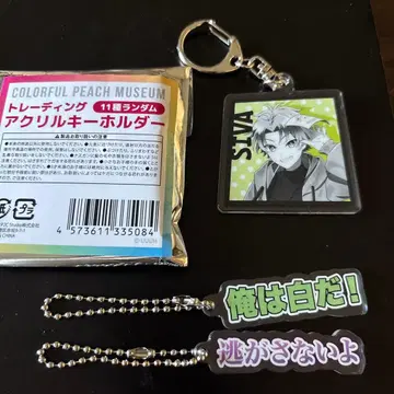 컬러풀 피치 전시회 시바 씨 아크릴 키링 3개 세트