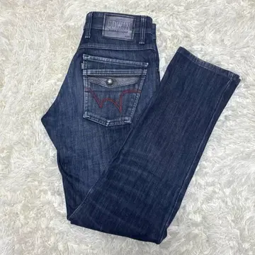 웜 팬츠 에드윈 와일드파이어 W28 방한 방풍 데님 팬츠 구제 의류