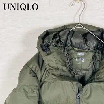 UNIQLO 심리스 다운 카키 M