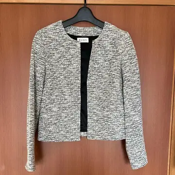 PLST 노카라 자켓 M