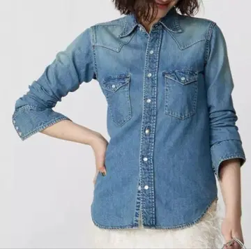 madisonblue 데님 셔츠 웨스턴 S