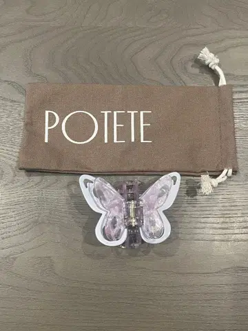 POTETE 헤어 클립 버터플라이
