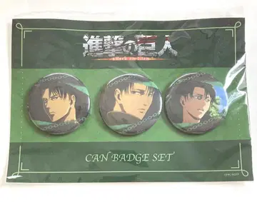 진격의 거인 리바이 캔뱃지 세트 A