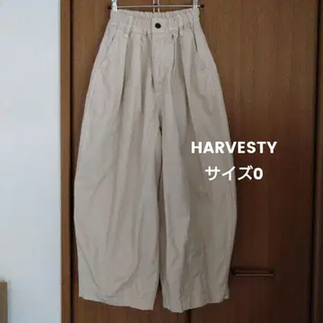 HARVESTY 서커스 팬츠 아이보리