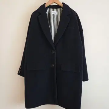 네이비 체스터 코트