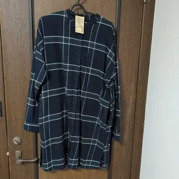 무인양품 체크 튜닉 M~L 새상품