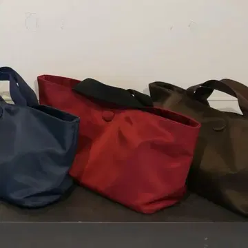 null. 콜라보 토트백 빨간색 백 나일론