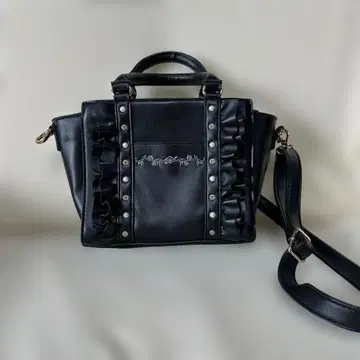 새상품급 엑시즈팜 2way 숄더백 블랙