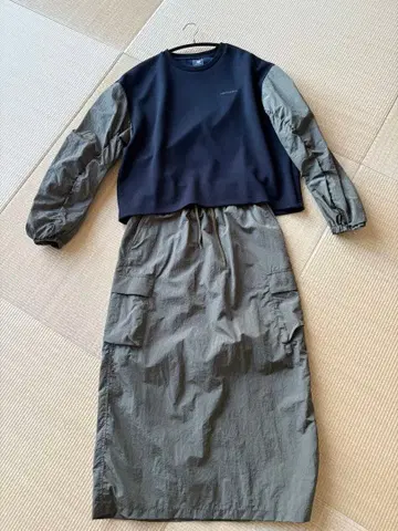 new balance 셋업 L 네이비/카키