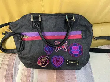 ANNA SUI MAQUIA 박스형 핸드백