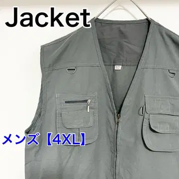 YBM22 [ US 수입 ] 자켓 베스트 [ 남성용 4XL ] 그레이