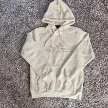 adidas 플리스 후드티 L 크림