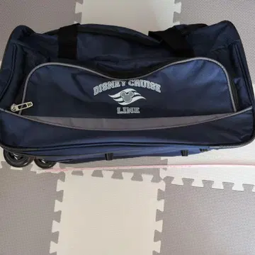 디즈니 크루즈 라인 캐스터 부착 보스턴 백 네이비