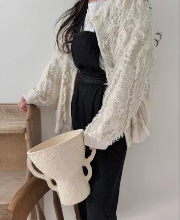 CALIN original fringe cardigan