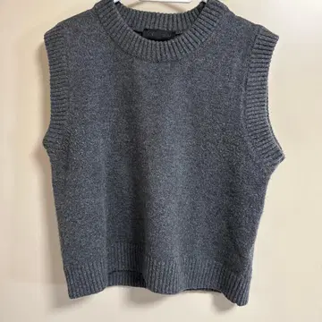 ZARA 그레이 니트 베스트 L 사이즈