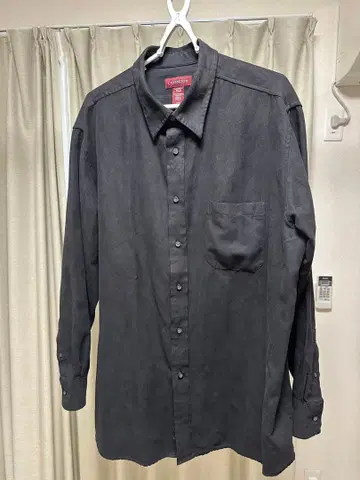 COVINGTON 다크 그레이 긴팔 셔츠 XL