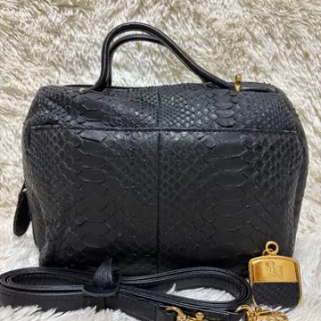 컨디션 최상 BLNOULE 핸드백 미니 보스턴 블랙 2way 참 포함