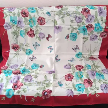 JEAN LOUIS 꽃무늬 스카프