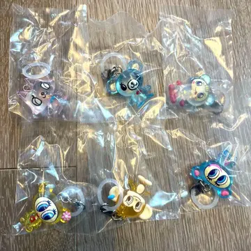 나루미야 캐릭터즈 메지루시 액세서리 6개