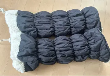 블랙 볼륨 레그 워머 골프