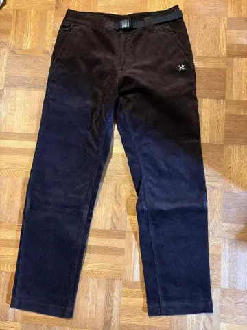 bluco 부루코 새상품급 브라운 코듀로이 팬츠 S 사이즈 벨트