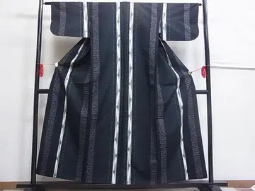 기모노 유  십자가 무늬 간도 순수 실크 189