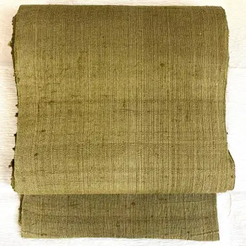 순수 실크 옹이 실이 들어간  나고야 오비(약 24cm) 긴 길이