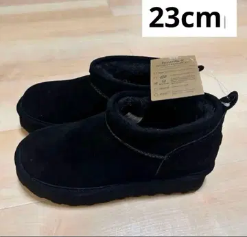 새상품 BEARPAW 베어파우 어그 부츠 통굽 블랙 23cm