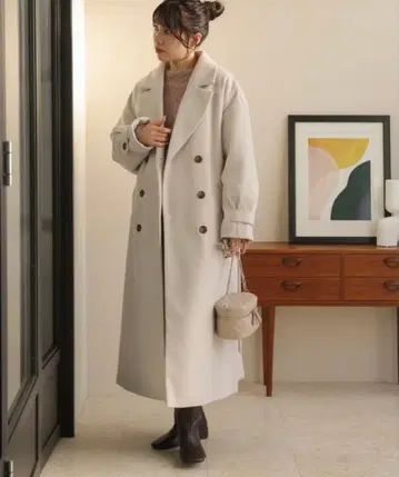 레이 카즌 트렌치코트 겨울