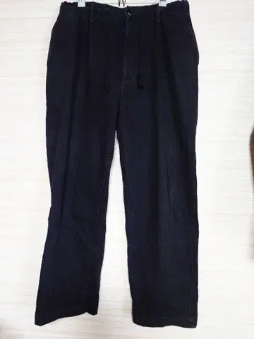fob factory 블랙 데님 DENIM TRACK PANTS