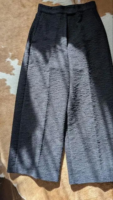 블랙 트위드 와이드 팬츠 스픽앤스팬 아르디 느와르