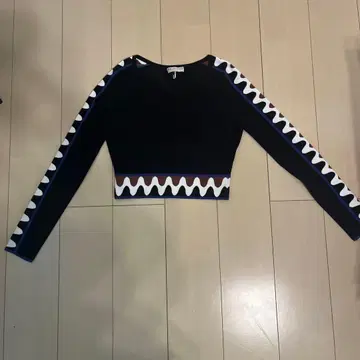 EMILIO PUCCI / 크롭 긴팔 상의