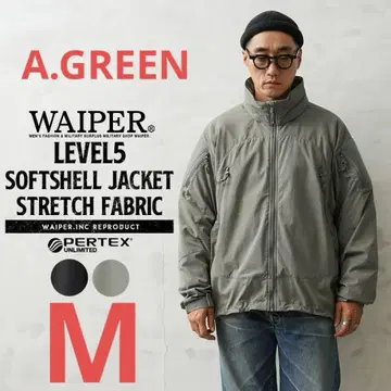 미군 WAIPER.inc 레벨 5 소프트쉘 자켓 A.GREEN