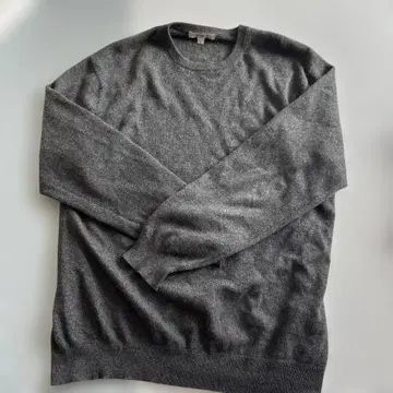 CASHEMERE 100% 캐시미어 그레이 니트