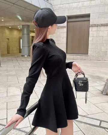 rady 케이블 니트 원피스 블랙 M 사이즈