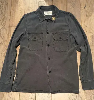 레미레리프 밀리터리 셔츠 네이비 M 사이즈