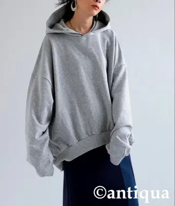 안티카 풀오버 후드티 그레이