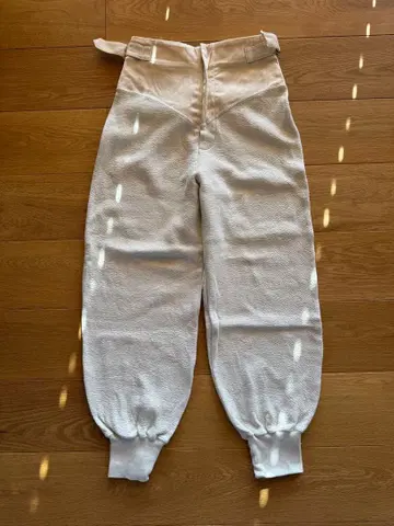 little Suzie 화이트 스웨트 팬츠