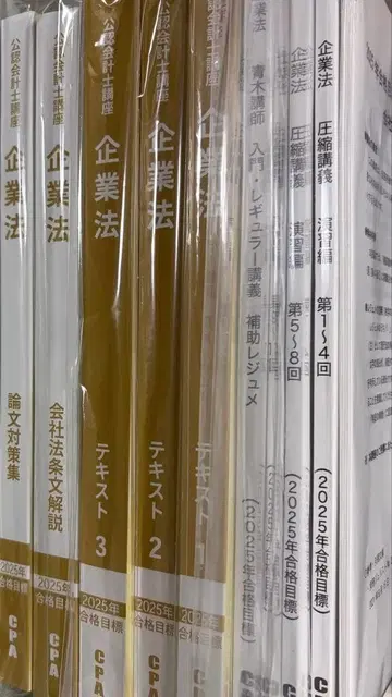 CPA 기업법 텍스트 세트 2025년