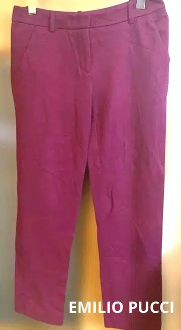 EMILIO PUCCI 버건디 슬랙스