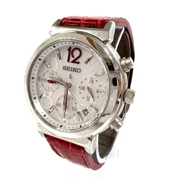 SEIKO 루키아 솔라 크로노그래프 t007 여성용 손목시계