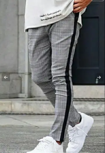 [ 새상품급 ] RTEG 글렌체크 라인 팬츠 S