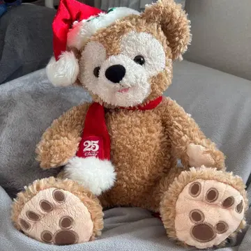 더피 크리스마스 S 사이즈 봉제 인형 25주년 오픈 마우스