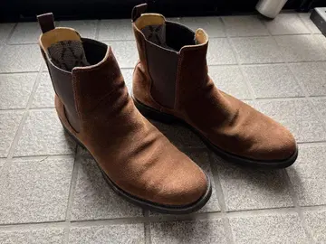 REGAL 브라운 사이드 고어 부츠 스웨이드