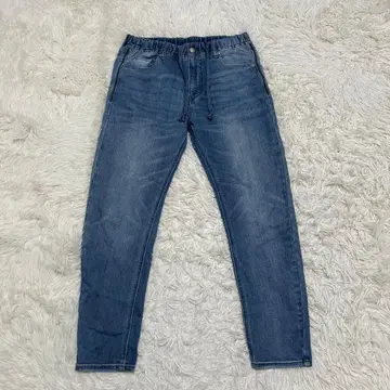 AZUL by moussy 컷 라이크 데님 슬림 팬츠 이지 데님