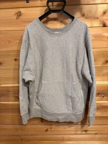 캡틴선샤인 그레이 크루넥 트레이닝복 리버스 위브