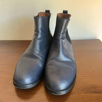 다크 블루 사이드 고어 부츠 MARGARET HOWELL idea