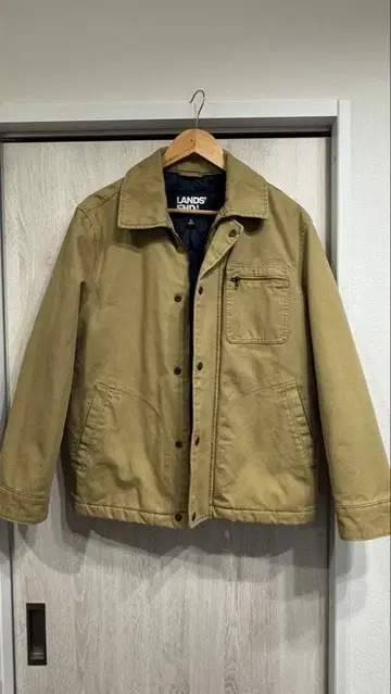 랜즈 엔드 베이지 자켓 M 랜즈 엔드