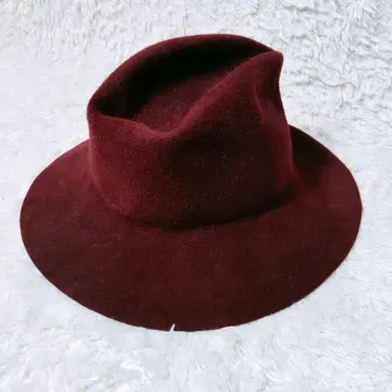 이삼카타야마 크러쉬 펠트 햇 보르도 사이즈 2 모자 중절